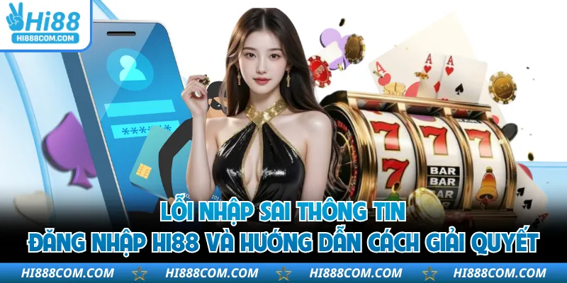 Lỗi nhập sai thông tin đăng nhập HI88 và hướng dẫn cách giải quyết 